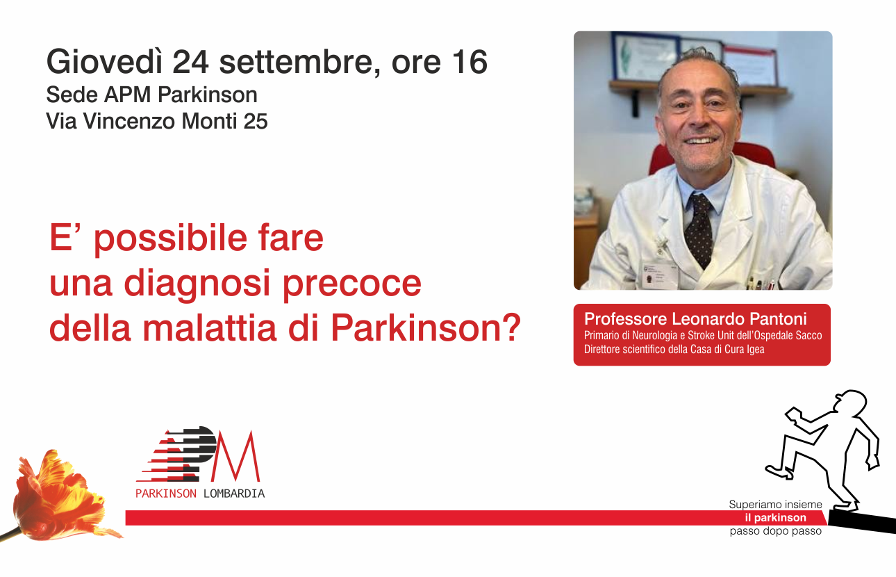 Incontro: È possibile fare una diagnosi precoce della malattia di Parkinson?