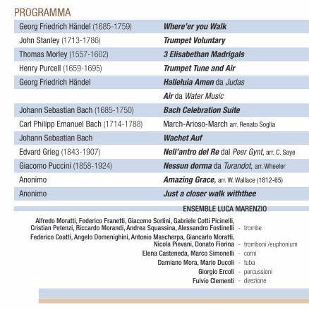 concerto programma